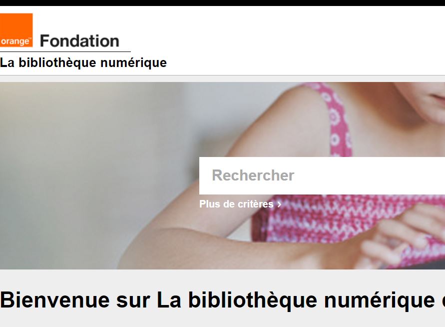 Fondation orange. Bibliothèque numérique